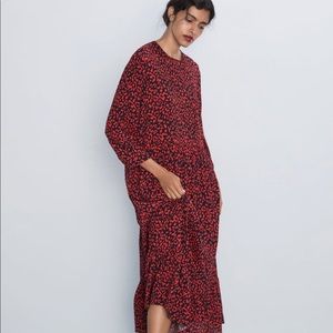 Zara print dress
